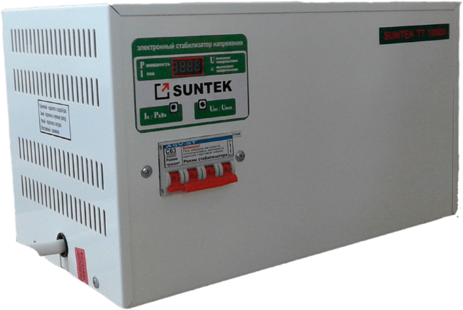 Стабилизатор Suntek ТТ 15000 ВА Стабилизатор Suntek ТТ 15000 ВА