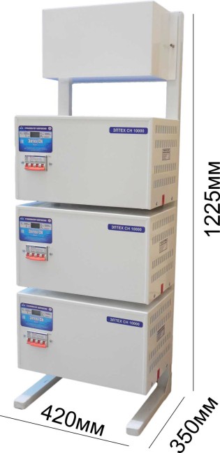 Трехфазный стабилизатор Элтех СН 6000*3 стандарт 100